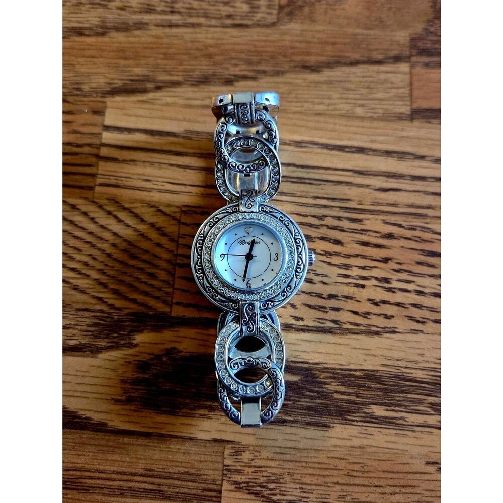 BRIGHTON "Stardust" Vintage Silver And Crystal Watch SWEET AND SPARKLY! - Picture 2 of 11